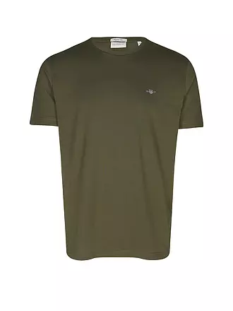 GANT | T-shirt coupe classique | dunkelgrün